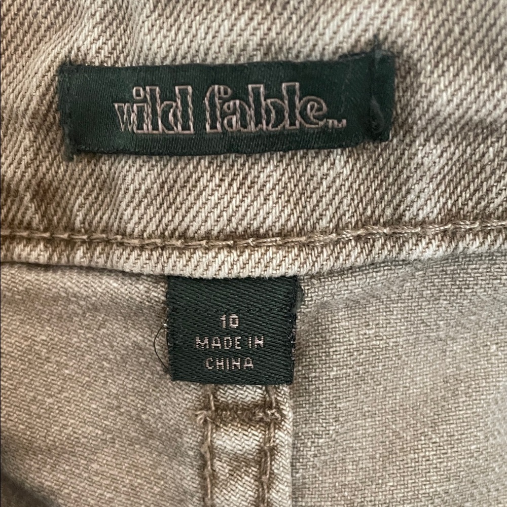 Wild Fable High Rise Button-Fly Jeans in Tan - Picture 6 of 16
